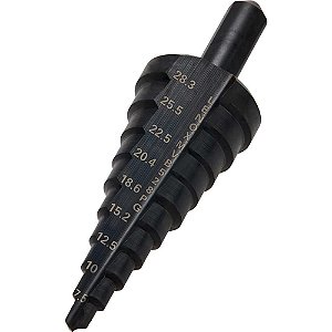 Broca de aço rápido escalonada 0,295” (7,5 mm) a 1,114” (28,3 mm) 30964MVB528PG LENOX