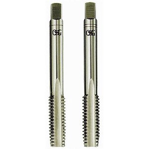 Macho manual de aço rápido 3/8" UNC jogo com 2 peças OSG