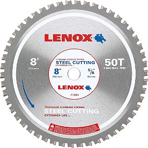 Lâmina de serra circular para aço 203mm 21884ST800050CT LENOX