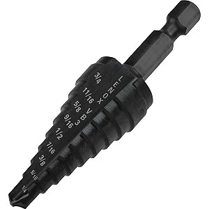 Broca de aço rápido escalonada 1/4” (6,4 mm) a 3/4” (19,1 mm) 30883VB3 LENOX
