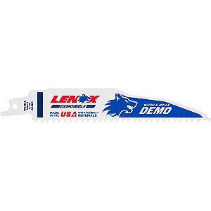 Lâmina para serra sabre 150mm com 6 dentes 205126066R LENOX