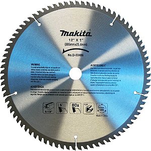 Lâmina de serra circular com dentes de metal duro 305mm x 25mm 80 dentes MAKITA