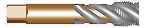 Macho máquina HSS-E 1/4" BSP com canal helicoidal EX401 DIN 5156 DORMER