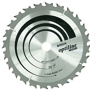 Lâmina de serra circular com dentes de metal duro/vídea 254mm x 30mm 40 dentes BOSCH