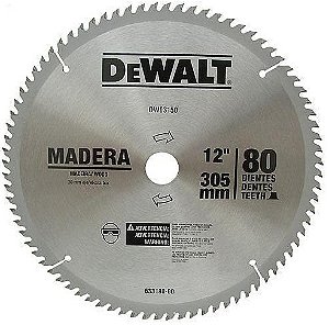 Lâmina de serra circular com dentes de metal duro/vídea 305mm x 30mm 80 dentes DEWALT