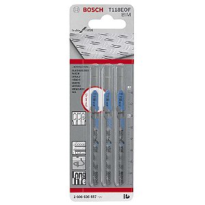Lâmina de serra tico-tico encaixe T T-118-EOF BOSCH