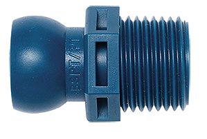 Conexão Fixoflex macho rosca BSPT 1/2" AV8 QUIMATIC