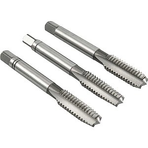 Macho manual de aço rápido 5/8" BSW jogo com 3 peças DORMER