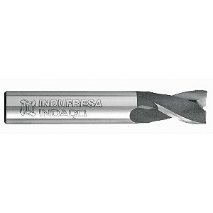 Fresa de topo em aço rápido 12,0mm 2 cortes 327B 1445 INDAÇO