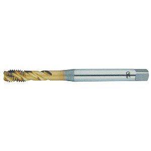 Macho máquina HSS-E 10mm x 1,5mm com canal helicoidal TIN DIN 371 OSG