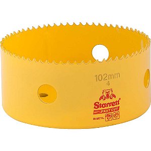 Serra copo de aço rápido 102mm - 4" Fast cut FCH0400-G STARRETT