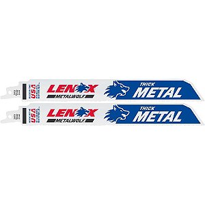 Lâmina para serra sabre 230mm com 2 peças 14 dentes 24906T9114R LENOX