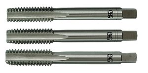 Macho manual de aço rápido 3/8" UNC jogo com 3 peçaS OSG