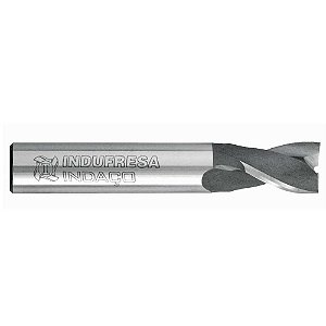 Fresa de topo em aço rápido 10,0mm 2 cortes 327B 1445 INDAÇO