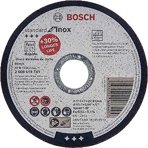 Disco de corte 115mm x 1,0mm x 22,23mm 2608603169 BOSCH