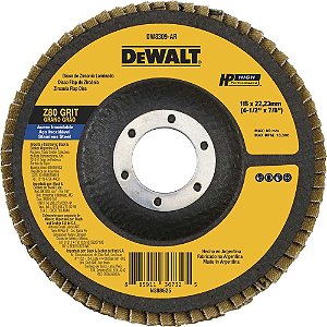 Flap-disc disco de desbaste/acabamento 4.1/2" - 115mm cônico grão 80 DEWALT