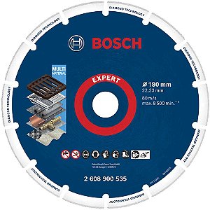 Disco de corte diamantado segmentado 180mm x 22,23 EXPERT BOSCH