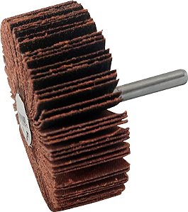 Roda de lixas 60mm x 20mm com haste grão 100 Mini Kontour R-263 RODABRAS