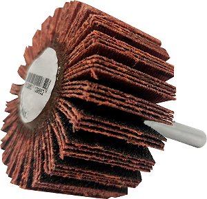 Roda de lixas 40mm x 25mm com haste grão 220 Mini Kontour R-263 RODABRAS