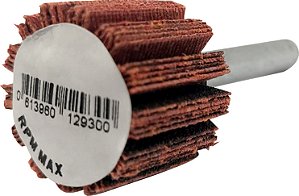 Roda de lixas 30mm x 20mm com haste grão 100 Mini Kontour R-263 RODABRAS