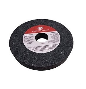 Rebolo reto 152,4mm x 19,0mm x 31,75mm carbeto de silício verde GC80 para metal duro/wídea K5VGW CARBORUNDUM