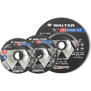 Disco de desbaste inox 177,8mm x 7,0mm x 22,23mm Allsteel 08H700 WALTER