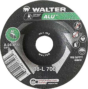 Disco de desbaste para alumínio 177,8mm x 7,0mm x 22,23mm ALU 08L700 WALTER