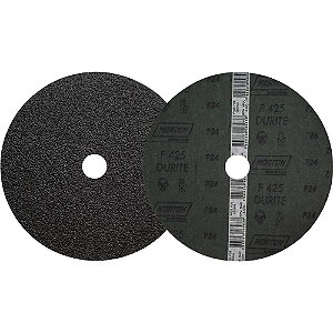 Disco de lixa 7" - 180mm grão 24 F-425 Durite embalagem com 10 peças NORTON