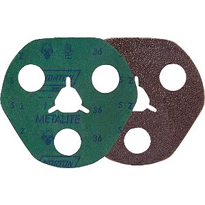 Disco de lixa avos 4.1/2" grão 36 F-224 embalagem com 10 peças NORTON