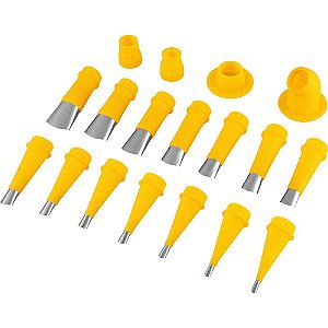 Conjunto de bicos em aço inox para aplicador de silicone VONDER