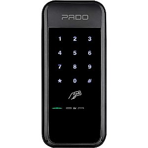 Fechadura digital de sobrepor teclado numérico até 5 senhas e até 50 cartões FDS-50EP PADO