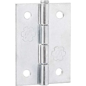 Dobradiça 2" zincada com 24 peças SILVANA