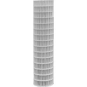 Tela alambrado telacor branca malha 10cm x 5cm fio 2,5mm com 1,0m x 25m (altura x comprimento) 3734 MORLAN