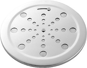 Grelha/Tampa para ralo 100,0mm redondo em aço inox com fecho 291815 BLUKIT