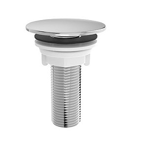 Plug tampão furo redondo cromado para bidês e lavatórios 91502 BLUKIT