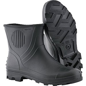 Bota de PVC preta cano 3/4 sem forro 43/44 VONDER