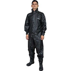 Conjunto em PVC para motoqueiro tamanho GG 2510-M-PRE-GG