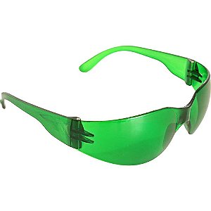 Óculos de segurança com lente verde em policarbonato anti-risco Ecoline LIBUS