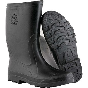 Bota de borracha preta modelo trator cano curto 40 ALPARGATAS