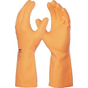Luva de látex Max Orange tamanho XG DA-208D DANNY
