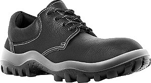 Sapato de couro vaqueta cadarço nº41 preto biqueira composite 4887HT-EL SAFETLINE