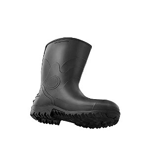 Bota de PVC preta cano curto com forro 39 acqualev BRACOL