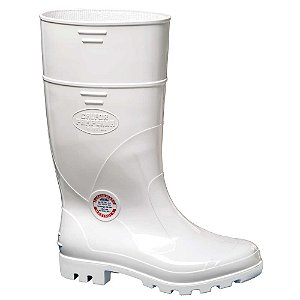 Bota de PVC branca cano longo com forro 42 Maxisola CALFOR PAMPEANA