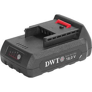 Bateria 18,0V íons de lítio para parafusadeira furadeira ABS-18 SLI DWT