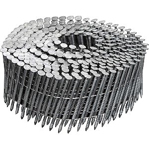 Prego coil anelado 2,3mm x 50mm polido carretel com 350 unidades caixa com 10.500 unidades para os pregadores PP 550 e PP 700 VONDER