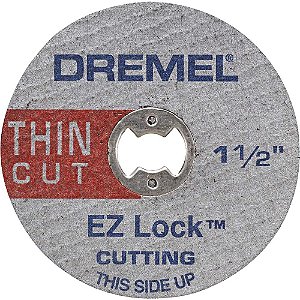 Discos de corte extrafino com 5 peças 38mm x 3,2mm EZ409 DREMEL