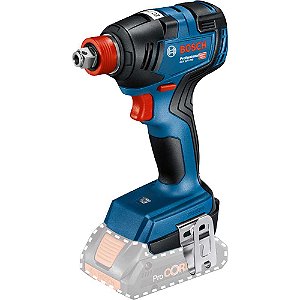 Chave de impacto mandril 2 em 1: 1/4" (hexagonal) e 1/2" (quadrado) 200 N.m motor Brushless sem bateria e sem carregador GDX 18V-200 BOSCH