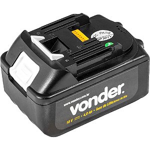 Bateria 18V 4 Ah para Alicates Cortadores e Crimpadores ACV 400B ACC 400 e ACV 85 VONDER