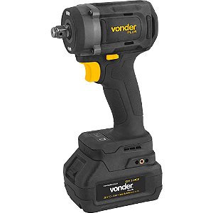 Chave de impacto bateria 20V encaixe de 1/2" fonte de carregamento bivolt automático CIV 124CB VONDER PLUS