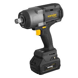 Chave de impacto bateria 20V encaixe de 3/4" fonte de carregamento bivolt automático CIV 342B VONDER PLUS